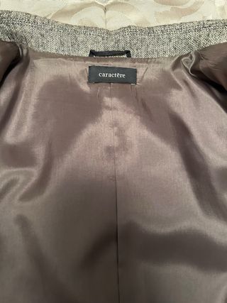 Giacca donna Caractère marrone/grigia