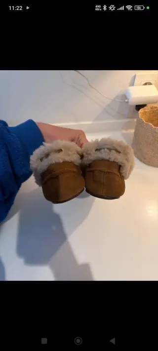 Zapatos Zara Beige y Marrón