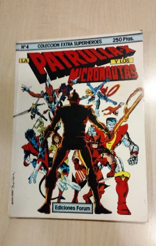 Cómic Patrulla X y los Micronautas. Número 4