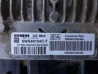 Peugeot 211911 centralita motor 96519424 307 (s1)