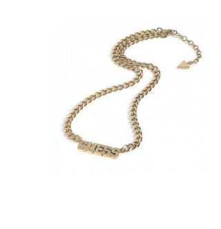 Cadena Guess Dorada con Brillante esta como en fto