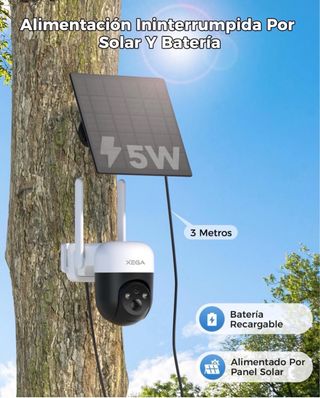 Cámara Solar XEGA 4G Vigilancia Exterior