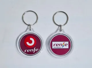 Lote 2 Llaveros Renfe campaña orgullo gay lgtb