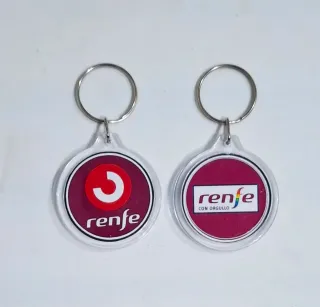 Lote 2 Llaveros Renfe campaña orgullo gay lgtb