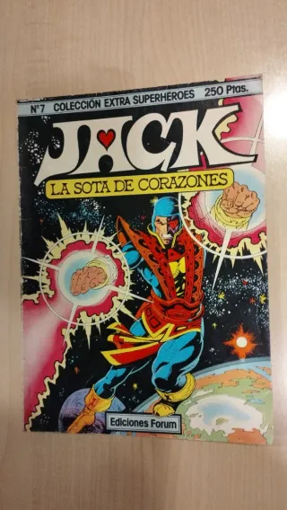 Cómic Jack la Sota de Corazones.Extra Superhéroes