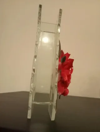 Jarrón Decorativo Rosas Rojas