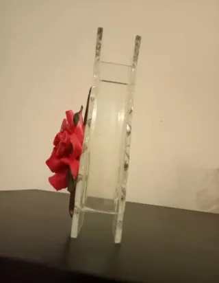 Jarrón Decorativo Rosas Rojas