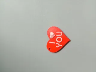 Portachiavi cuore I love you