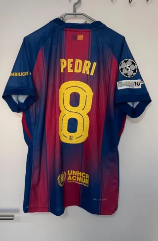 Camiseta FC Barcelona Pedri 8 Talla M y L