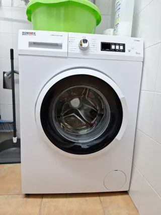 Lavadora ROMMER 8Kg 1200 Rpm. Clase D. Del Març 25