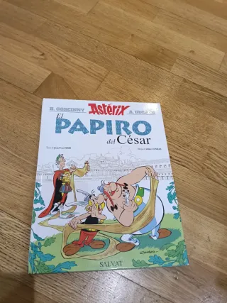 Comic ,Astérix y el Papiro de Cesar