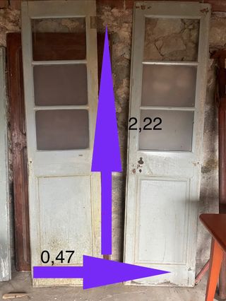 Puertas antiguas de madera para reforma