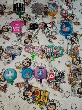 Carretes para credenciales temáticos médicos