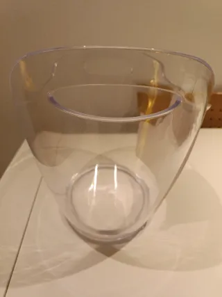 Cubeta/Champañera 8L Transparente, metraquilato