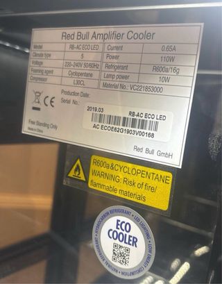 Nevera Red Bull Edición Limitada