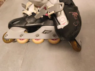 Patines en línea Oxelo rosas y negros