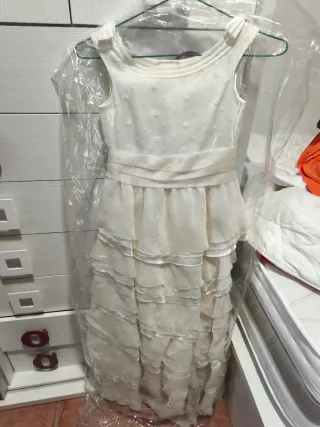 Vestido de comunión niña elegante