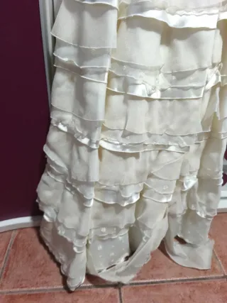 Vestido de comunión niña elegante