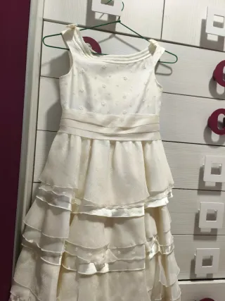 Vestido de comunión niña elegante