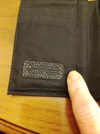 Portafoglio uomo Lumberjack nero/grigio