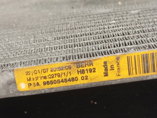 RADIADOR CALEFACCION / AIRE ACONDICIONADO CITROEN