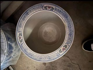 Vaso Ceramica Porcellana Decorato