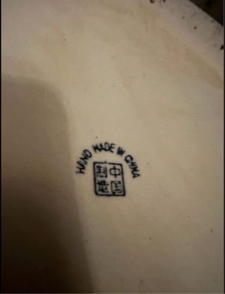 Vaso Ceramica Porcellana Decorato