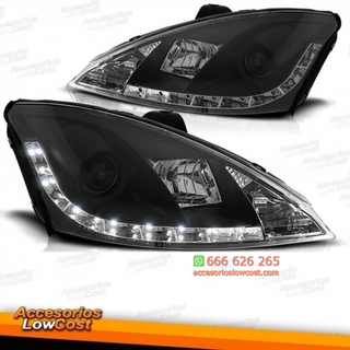 FAROS LUZ DIURNA NEGRO FORD FOCUS MK1 98-01