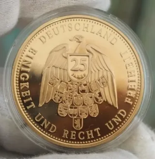 Moneda Conmemorativa 25 Años Alemania