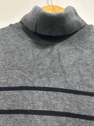 Jersey cuello alto rayas M