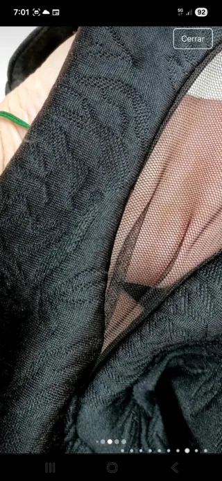 Vestido negro sin mangas