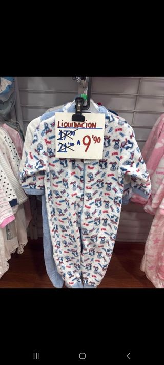 Liquidación Lencería y Ropa Bebé