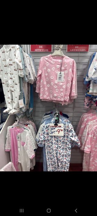 Liquidación Lencería y Ropa Bebé