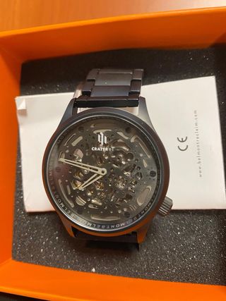 Reloj CRATER Automático Esqueleto Negro