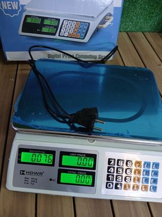 Báscula electrónica precio LCD