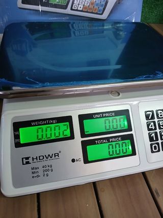 Báscula electrónica precio LCD