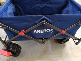 Carro de mano con barra de empuje telescópica