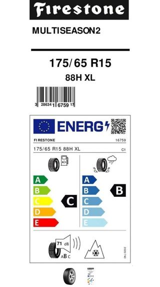 FIRESTONE 175/65HR15 88H XL MULTISEASON-2