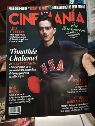 Revista Cinemanía. Timothée Chalamet. Febrero