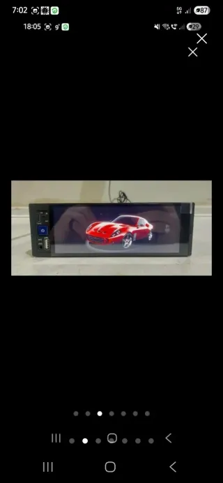 Radio Coche 1 DIN Android Auto CarPlay