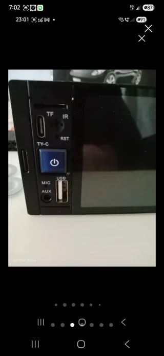 Radio Coche 1 DIN Android Auto CarPlay