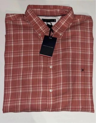 Camisa Tommy Hilfiger cuadros roja
