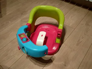 Asiento bañera bebé con arco de seguridad