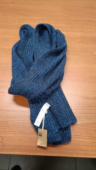 Sciarpa Carpisa blu e nera