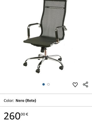 Sillón, Acero y Tejido de Malla Transpir