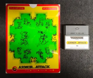 Juego Vectrex Armor Attack Cassette MB