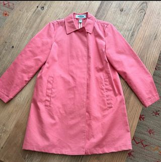 Gabardina Old Navy Fucsia Talla M