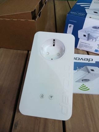 Adaptador WiFi Devolo PowerLAN 550+