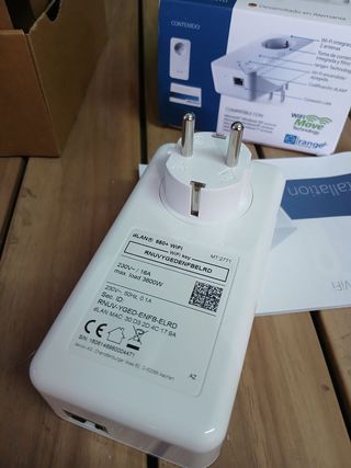 Adaptador WiFi Devolo PowerLAN 550+