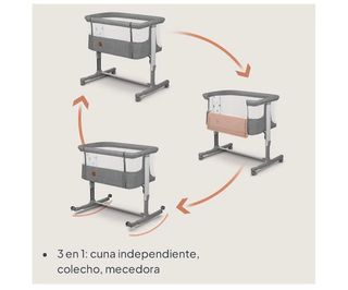 Cuna de colecho Lionelo Aurora 3 en 1